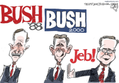 BUSH LEAGUE by Pat Bagley