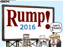 TRUMP FOR PREZ by Steve Sack