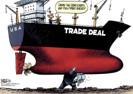 TRADE DEAL by Nate Beeler