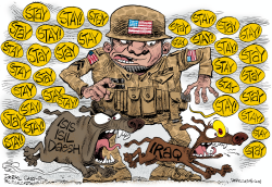 TRAINING IRAQI TROOPS by Daryl Cagle