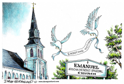 SC CHURCH SHOOTING by Dave Granlund