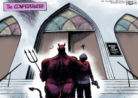 EVIL IN CHARLESTON by Nate Beeler