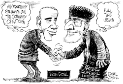 IRAN DEAL by Daryl Cagle