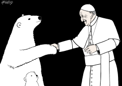 EL PAPA FRANCISCO CONTRA EL CAMBIO CLIMATICO by Rainer Hachfeld