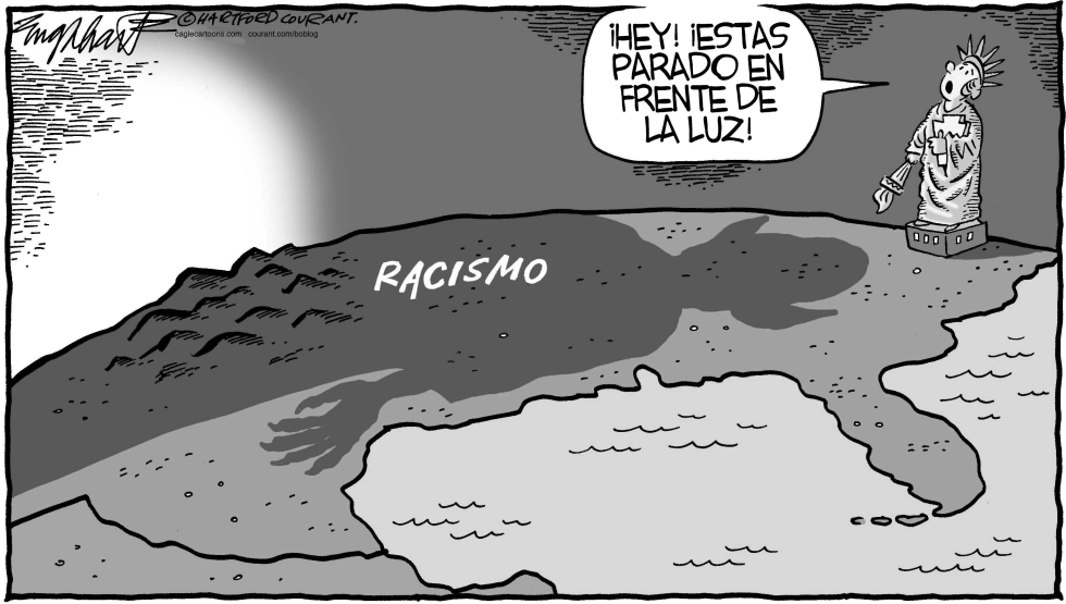  RACISMO EN AMERICA by Bob Englehart