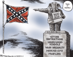 RACIST MEMORIALS by Kevin Siers