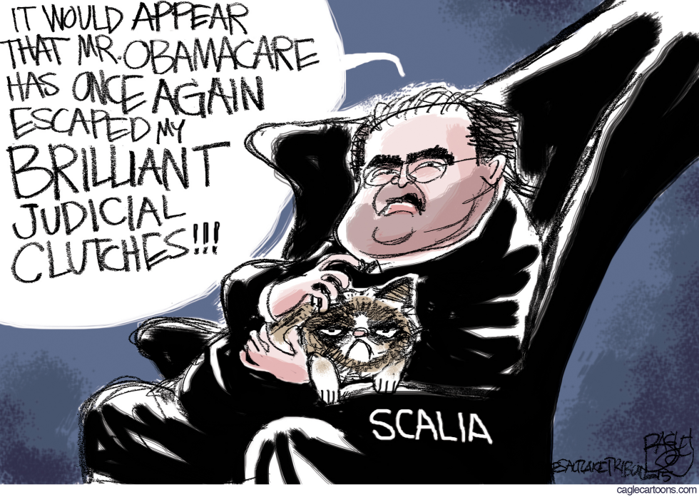  SCALIA BROODS by Pat Bagley