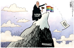 GAY MARRIAGE by Rick McKee