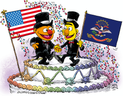 NORTH DAKOTA MARRIAGE EQUALITY CELEBRATION by Daryl Cagle