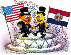 MISSOURI MARRIAGE EQUALITY CELEBRATION by Daryl Cagle