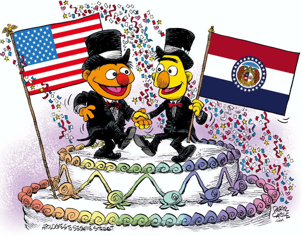  MISSOURI MARRIAGE EQUALITY CELEBRATION by Daryl Cagle