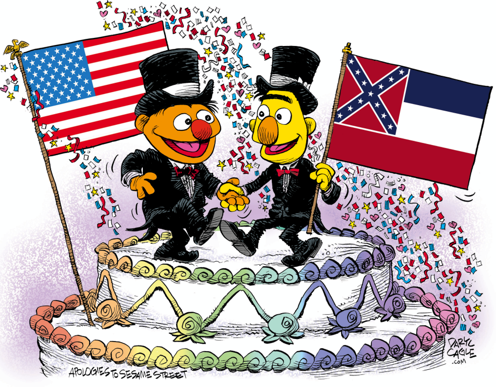  MISSISSIPPI MARRIAGE EQUALITY CELEBRATION by Daryl Cagle