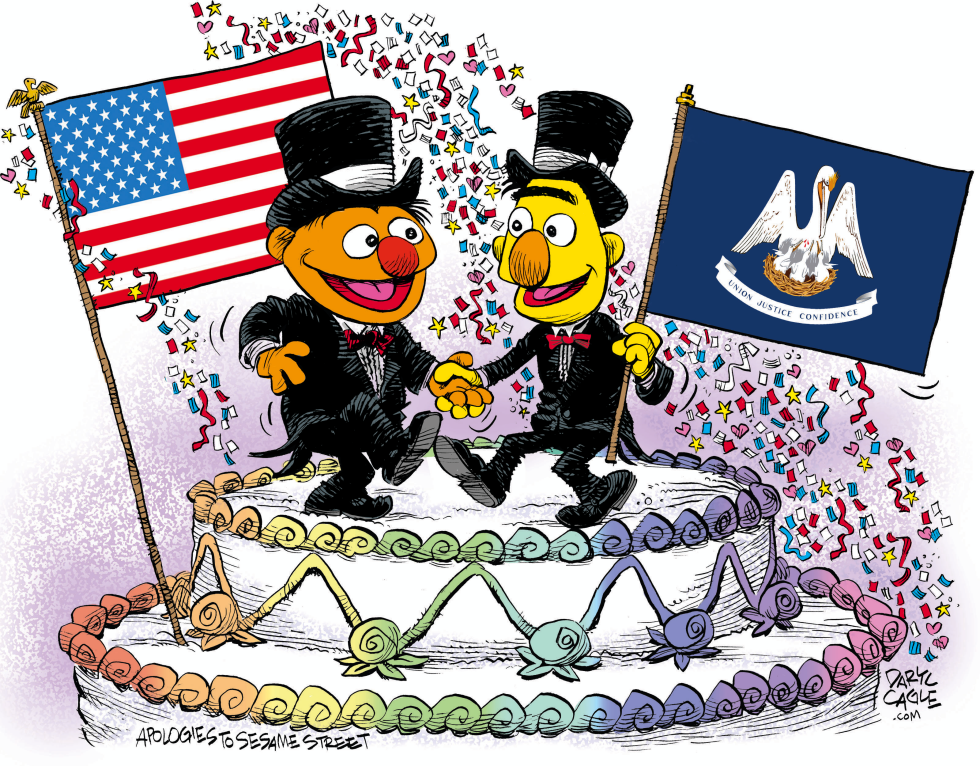  LOUISIANA MARRIAGE EQUALITY CELEBRATION by Daryl Cagle