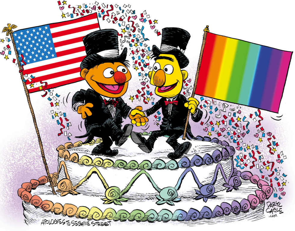  USA MARRIAGE EQUALITY CELEBRATION by Daryl Cagle