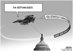 WAITING FOR ISIS WAR AUTHORIZATION VOTE by RJ Matson