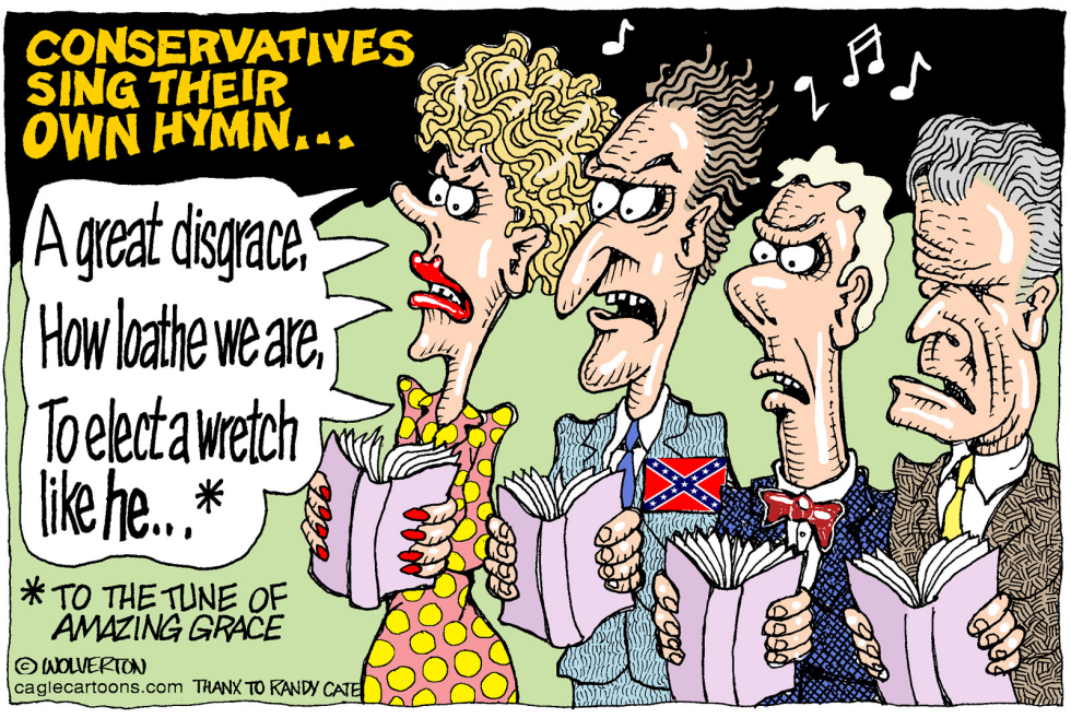  CONSERVATIVES SING THEIR OWN HYMN by Wolverton