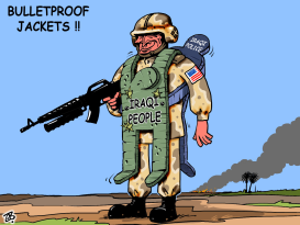 BULLETPROOF JACKETS by Emad Hajjaj