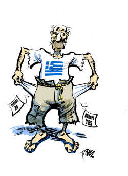 GREEK REFERENDUM by Tom Janssen