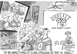 BREASTFEEDING IN PUBLIC by Pat Bagley