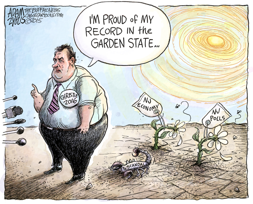  CHRIS CHRISTIE by Adam Zyglis