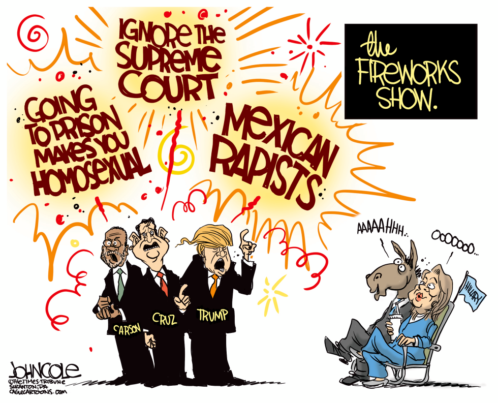  GOP FIREWORKS by John Cole