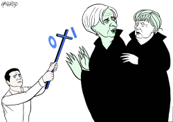 TSIPRAS, OXI, VAMPIRES by Rainer Hachfeld