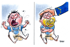 PACIFIER FOR GREECE by Gatis Sluka