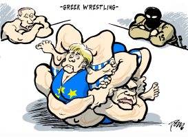 GREEK WRESTLING by Tom Janssen