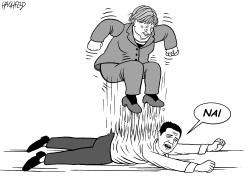 MERKEL PUNISHES TSIPRAS by Rainer Hachfeld