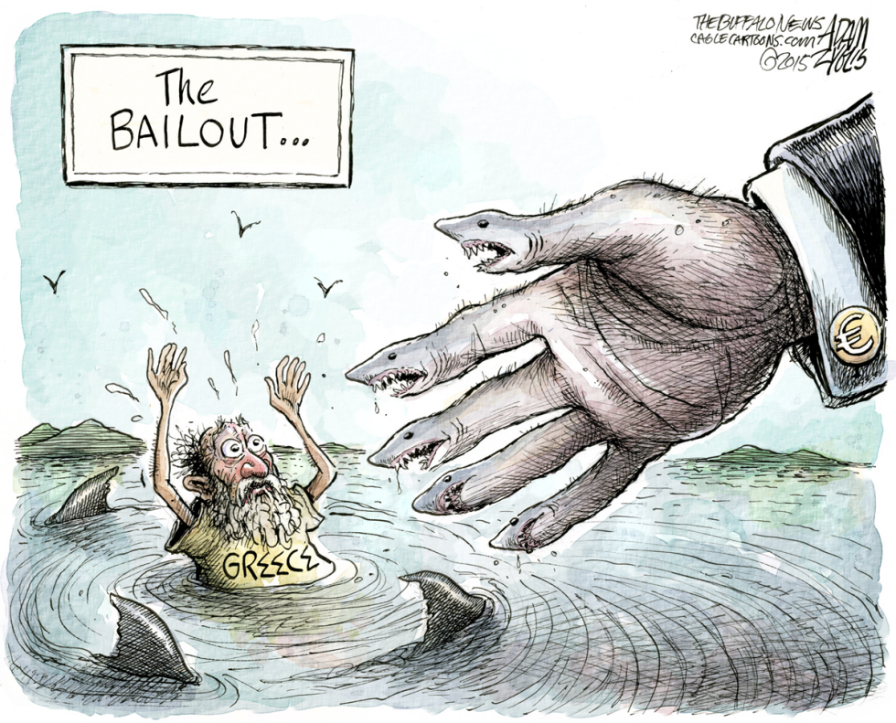  GREEK BAILOUT by Adam Zyglis