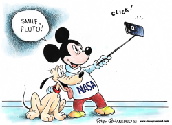 NASA PLUTO PHOTOS by Dave Granlund