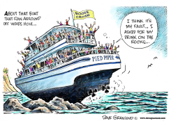 CAPE COD BOOZE CRUISE by Dave Granlund