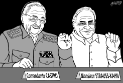 CASTRO, STRAUSS-KAHN by Rainer Hachfeld