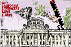 LOCAL-CA BIG TOBACCO BUYS LAWMAKERS by Wolverton