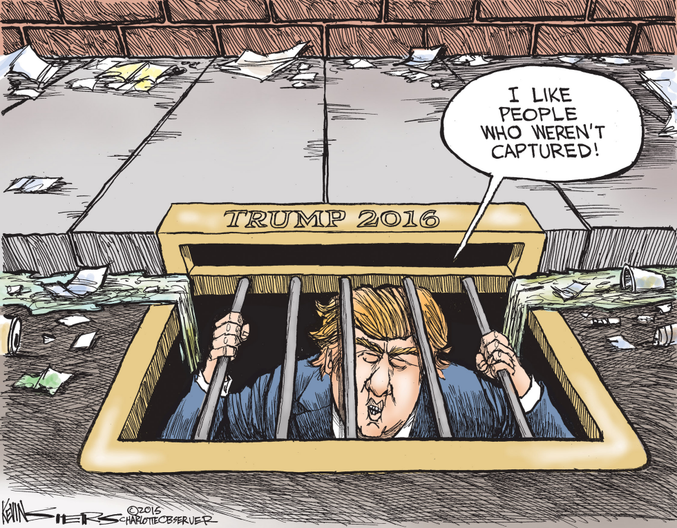  TRUMP CAPTURED by Kevin Siers