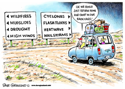 WEATHER EXTREMES AND VACATIONS by Dave Granlund