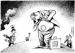 SELF-CENTERED EUROPE by Patrick Chappatte