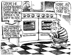 HUCKABEE'S OVEN DOOR by John Darkow