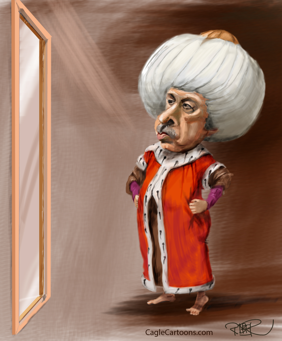  ERDOGAN IN OTTOMAN DRESS by Riber Hansson