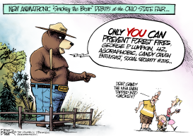 LOCAL OH - SMOKEY THE BEAR by Nate Beeler