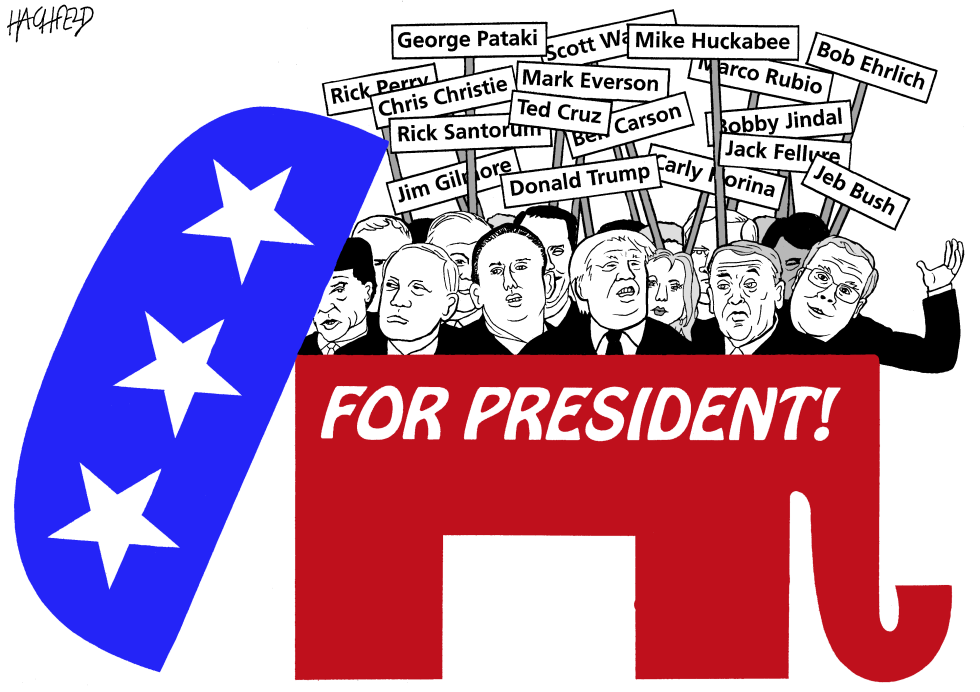  REPUBLICAN CANDIDATES by Rainer Hachfeld