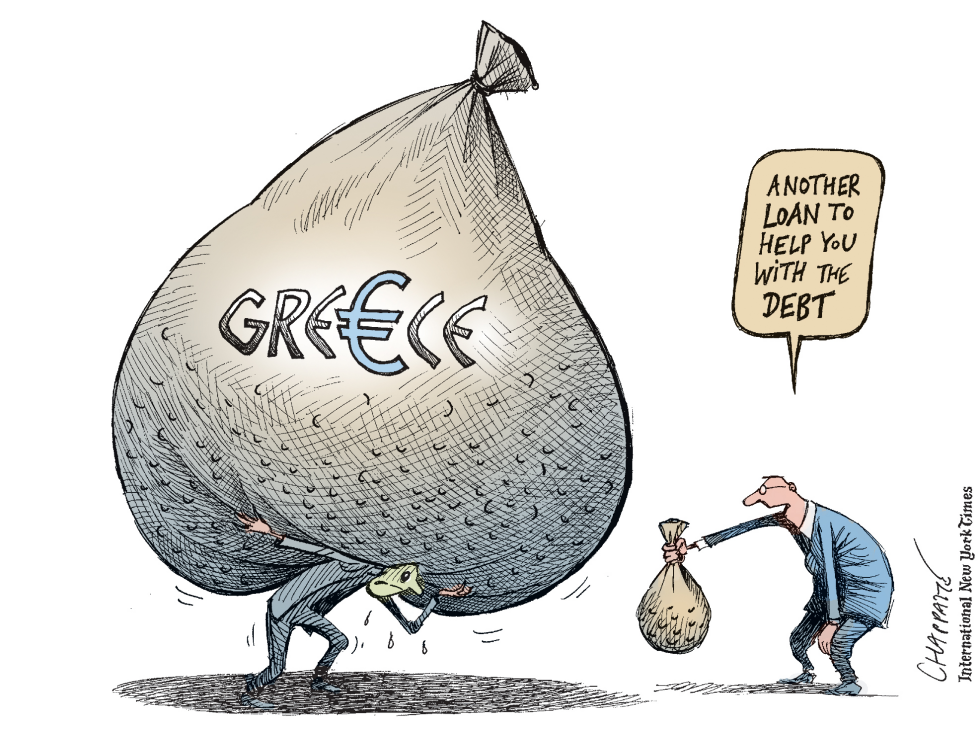  LENDING TO GREECE by Patrick Chappatte