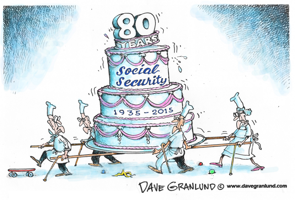  SOCIAL SECURITY 80TH by Dave Granlund