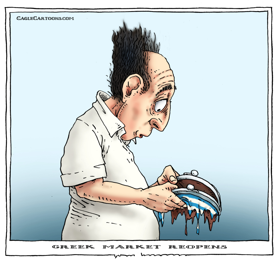  GREEK MARKET REOPENS by Joep Bertrams