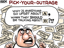 OUTRAGE OF THE DAY by Steve Sack