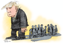 TRUMP SHADOW by Daryl Cagle