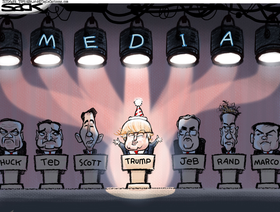  TRUMP DEBATE by Steve Sack