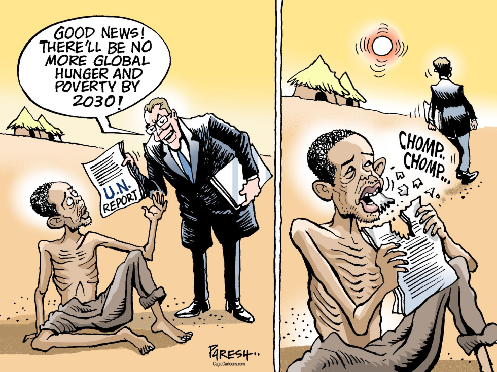  UN ON HUNGER & POVERTY by Paresh Nath