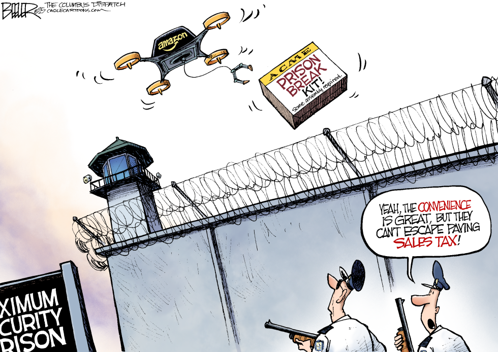  PRISON DELIVERY by Nate Beeler