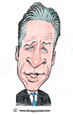 JON STEWART CARICATURE by Dave Granlund